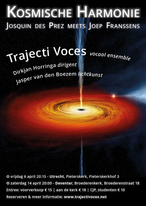 Trajecti Voces zingt 'Kosmische Harmonie'