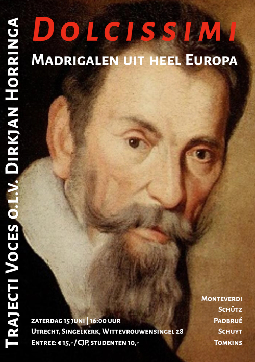 Trajecti Voces zingt Dolcissimi - madrigalen in Europa